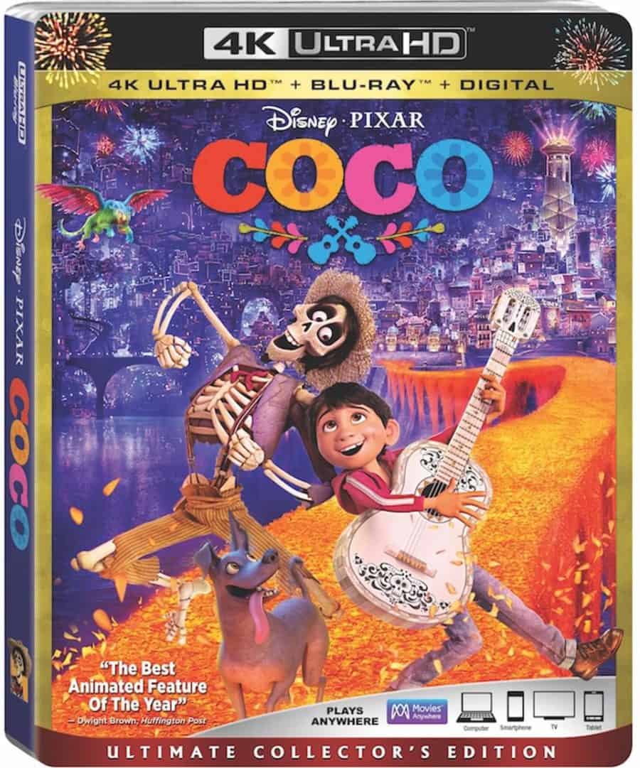 Pixar Coco Disney DVD giveaway