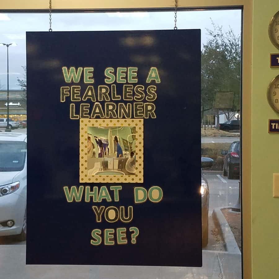 We see a fearless learner - what do you see?
