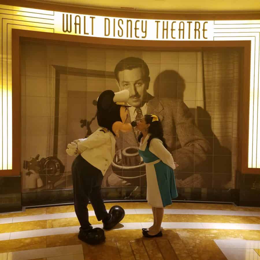 Disney Cruise Line - Captain Mickey Mouse kiss