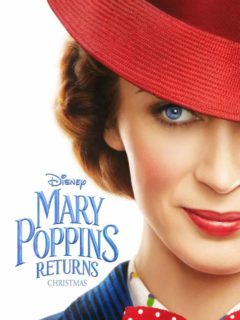 Mary Poppins (Emily Blunt) in Disney's original musical MARY POPPINS RETURNS, a sequel to the 1964 MARY POPPINS which takes audiences on an entirely new adventure with the practically perfect nanny and the Banks family.