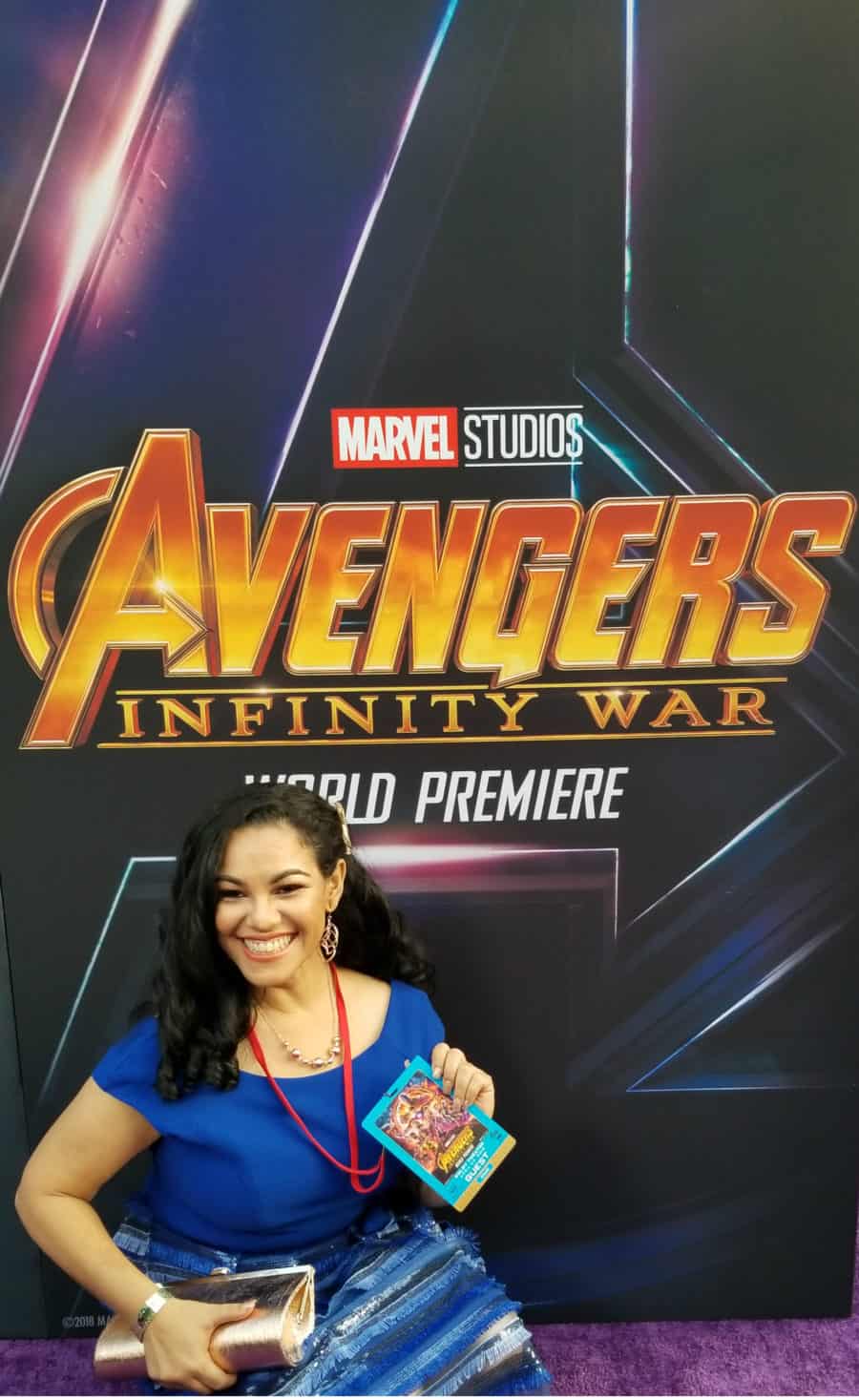 Avengers: Infinity War red carpet World Premiere photos - Elayna Fernandez ~ The Positive MOM