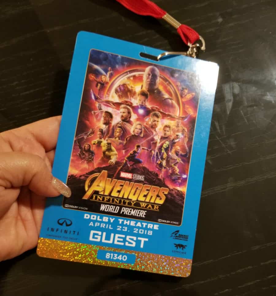 Avengers: Infinity War red carpet World Premiere photos - Elayna Fernandez ~ The Positive MOM