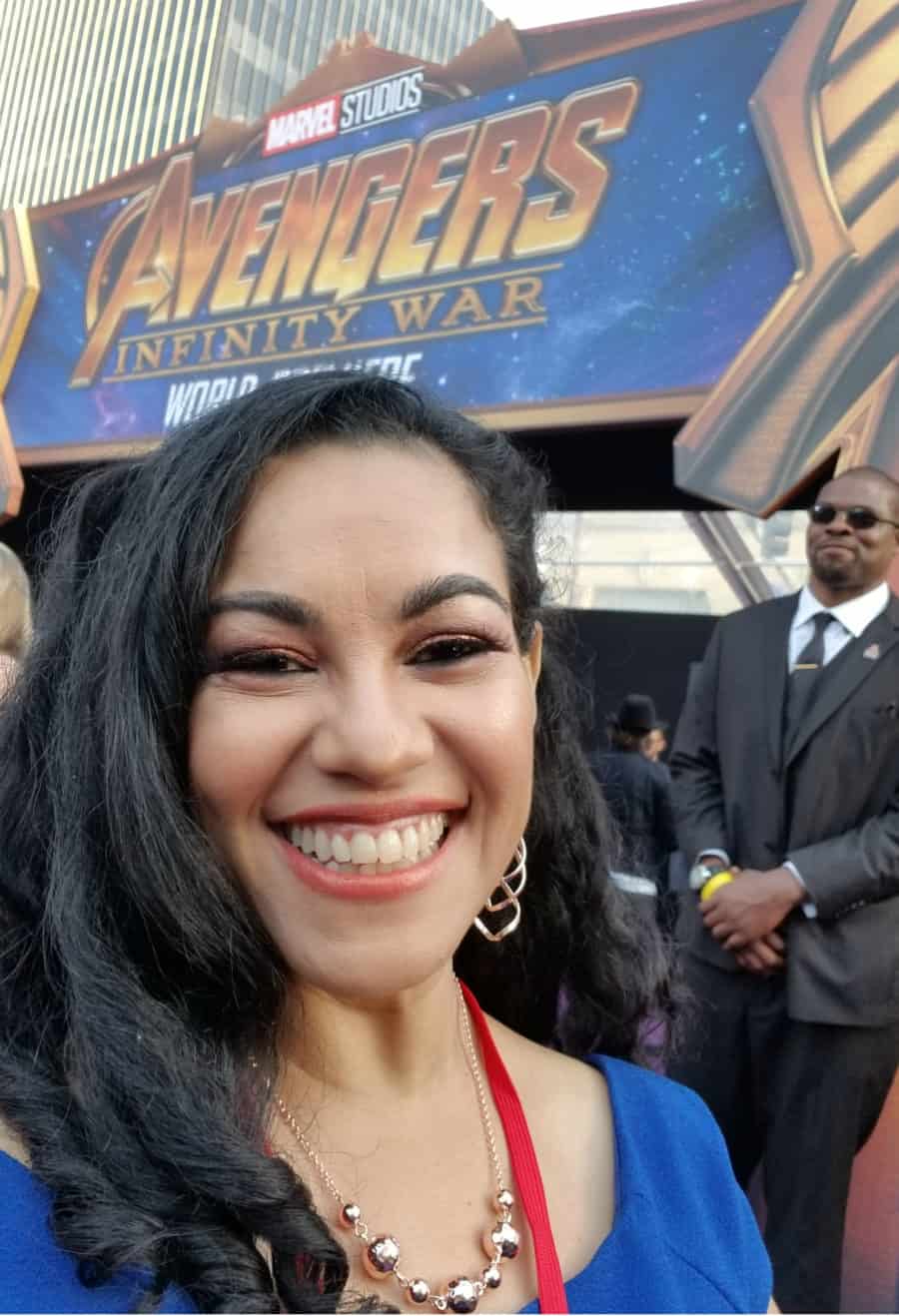 Avengers: Infinity War red carpet World Premiere photos - Elayna Fernandez ~ The Positive MOM - MARVEL Studios