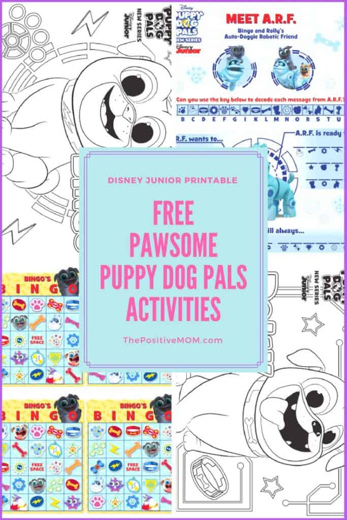 FREE Puppy Dog Pals Activity Sheets For Kids