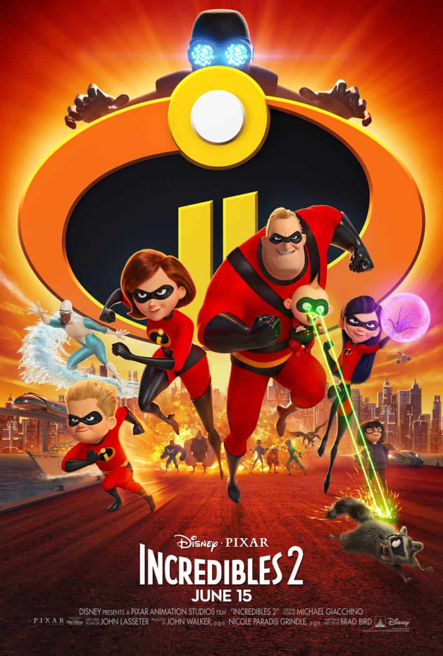 Disney Pixar Incredibles 2 Poster