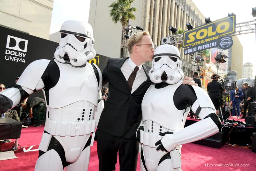 HOLLYWOOD, CA - MAY 10: Actor Paul Bettany (C) attends the world premiere of “Solo: A Star Wars Story” in Hollywood on May 10, 2018. (Photo by Charley Gallay/Getty Images for Disney) *** Local Caption *** Paul Bettany