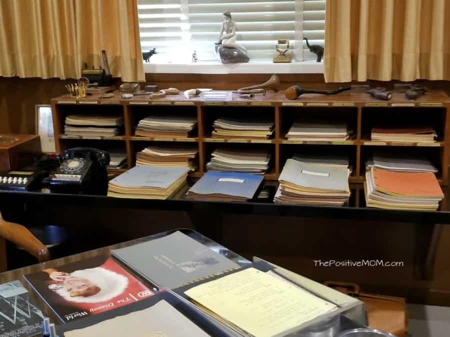 Walt Disney office desk