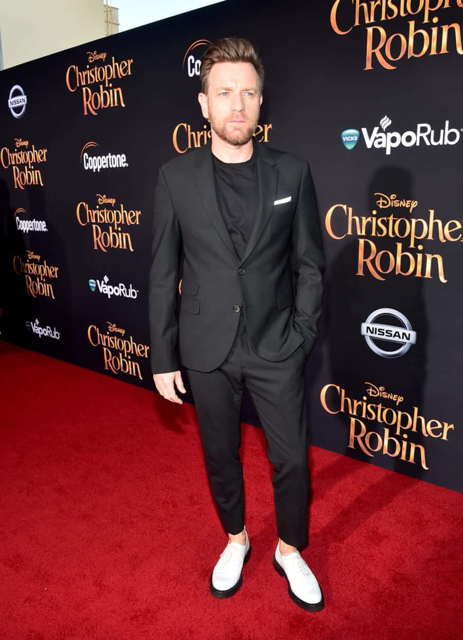 BURBANK, CA - JULY 30: Actor Ewan McGregor attends the world premiere of Disney's 'Christopher Robin' at the Main Theater on the Walt Disney Studios lot in Burbank, CA on July 30, 2018. (Photo by Alberto E. Rodriguez/Getty Images for Disney) *** Local Caption *** Ewan McGregor