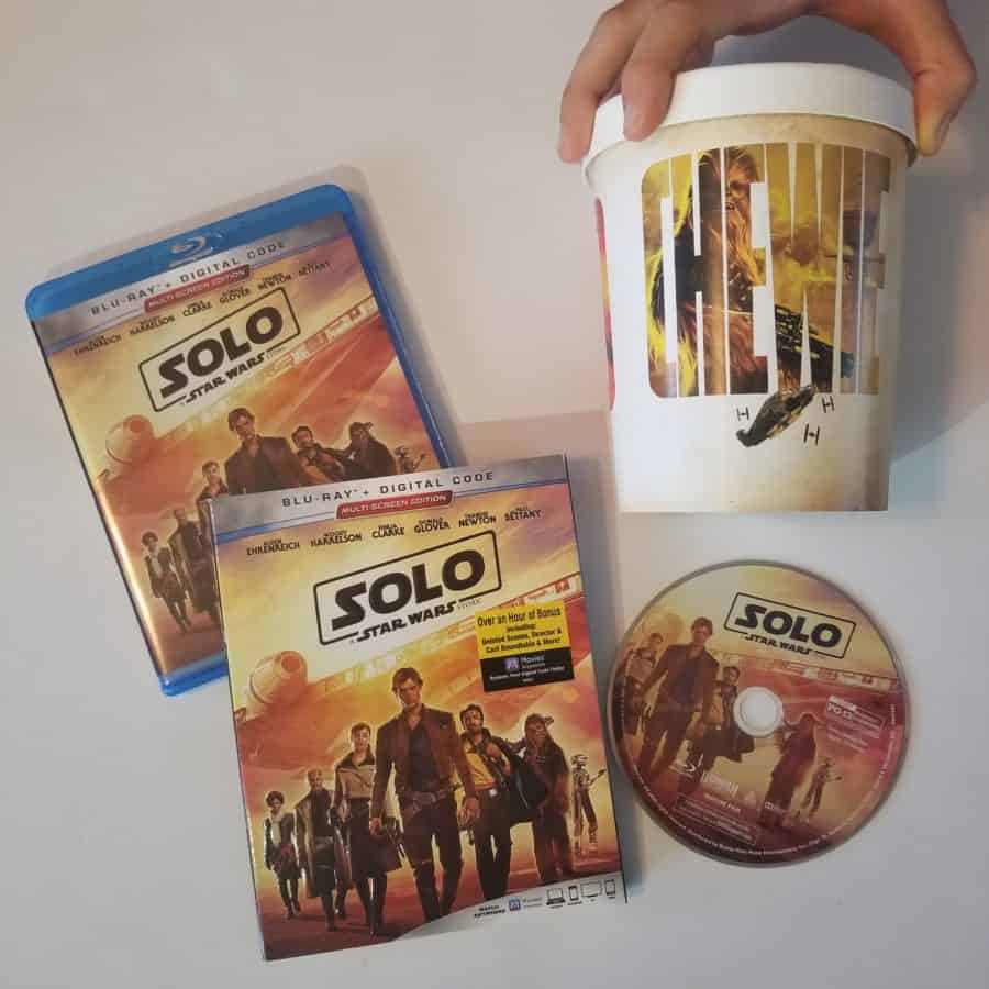 Solo A Star Wars Story - Han Solo - Digital / DVD / Bluray + Popcorn