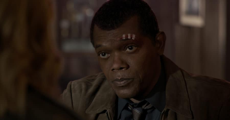 Marvel Studios' CAPTAIN MARVEL..Nick Fury (Samuel L. Jackson) ..Photo: Chuck Zlotnick..©Marvel Studios 2019