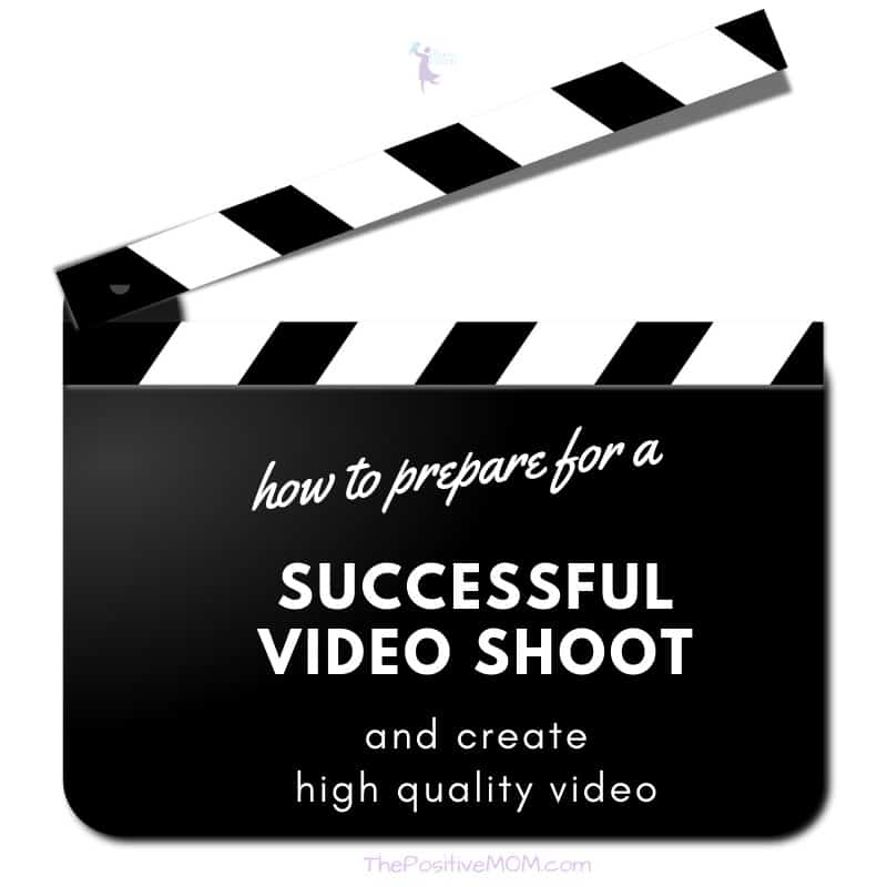 How to prepare for a successful video shoot and create high quality video