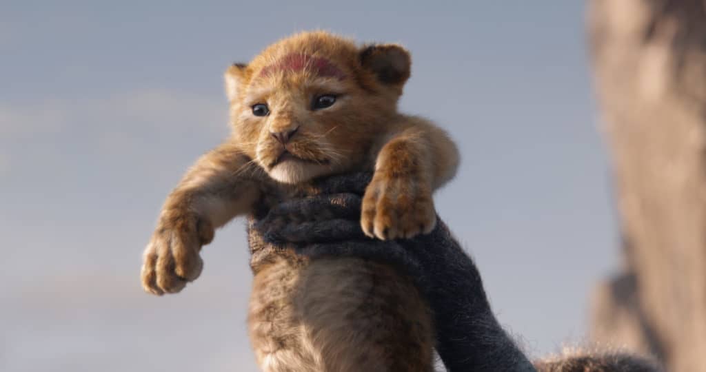 A FUTURE KING IS BORN – In Disney’s all-new “The Lion King,” Simba idolizes his father, King Mufasa, and takes to heart his own royal destiny. Featuring JD McCrary and Donald Glover as young Simba and Simba, “The Lion King” roars into U.S. theaters on July 19, 2019. ©2019 Disney Enterprises, Inc. All Rights Reserved.