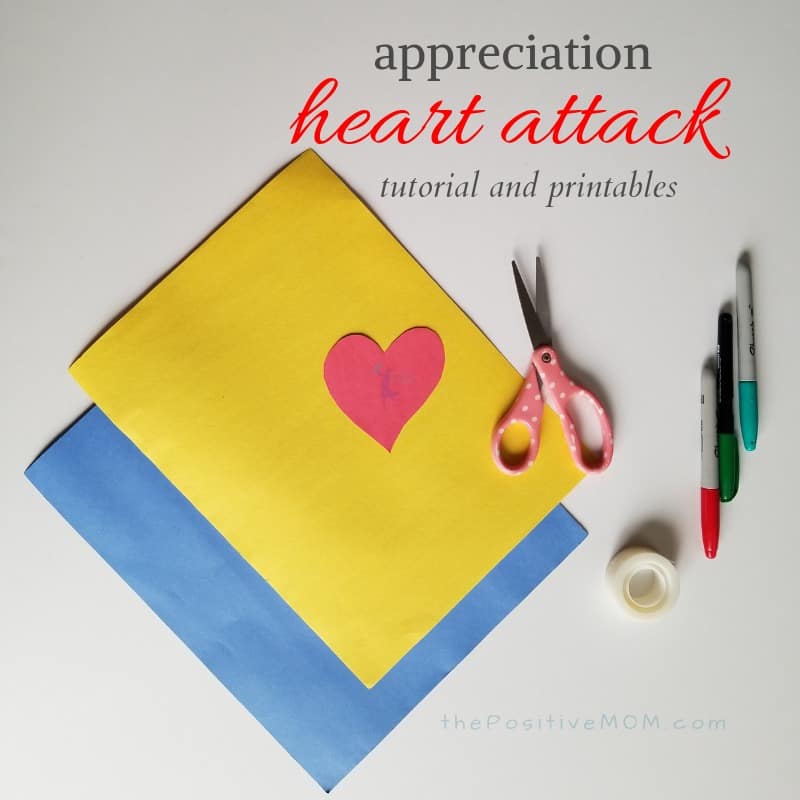 Appreciation Heart Attack tutorial and free printables