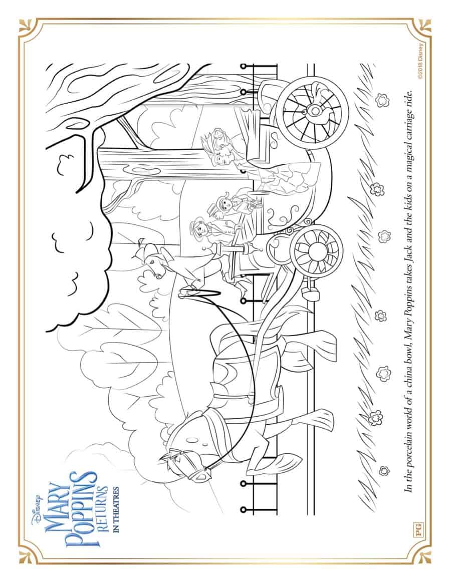 Free Mary Poppins Returns Printable Activity Sheets