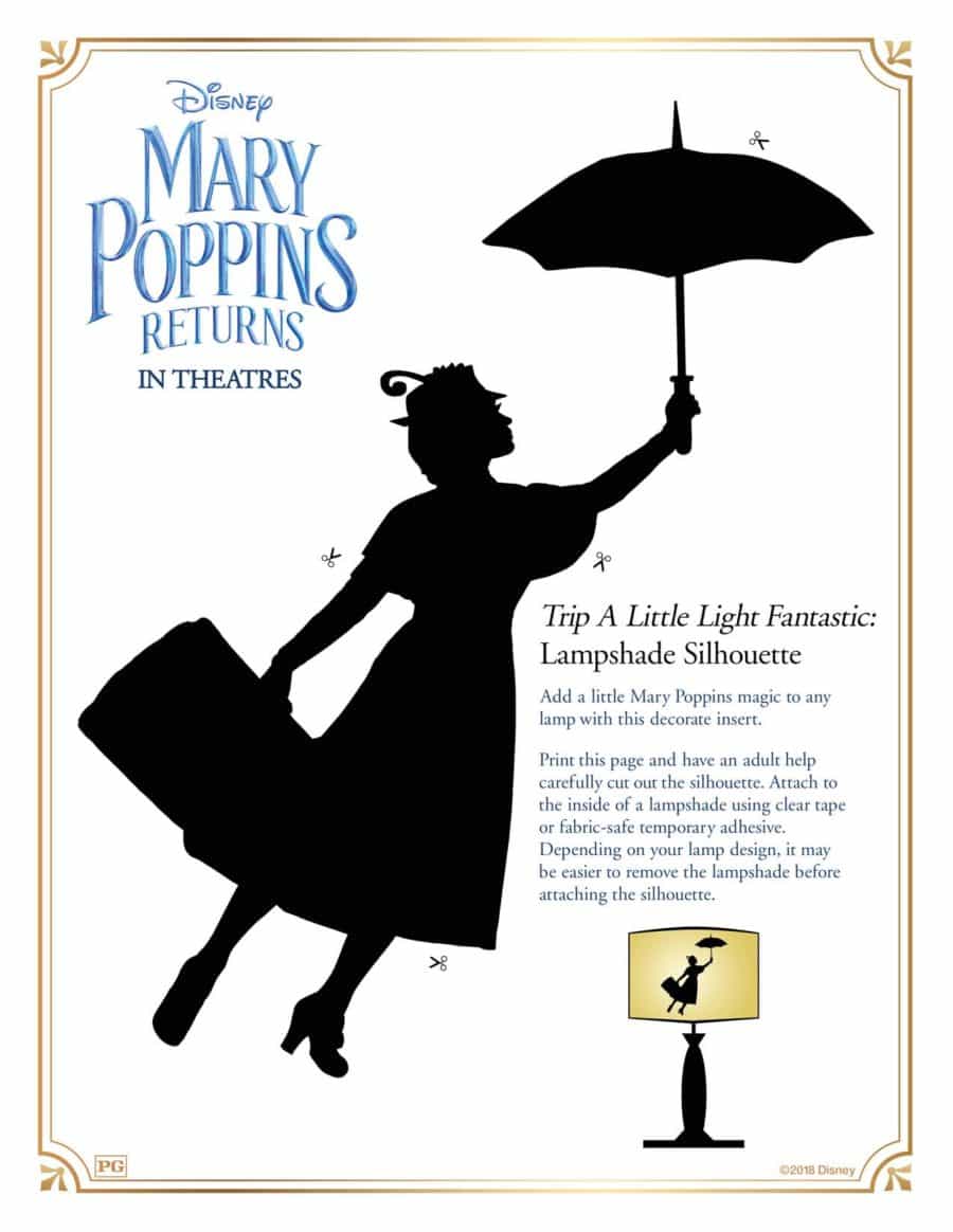 Free Mary Poppins Returns Printable Activity Sheets