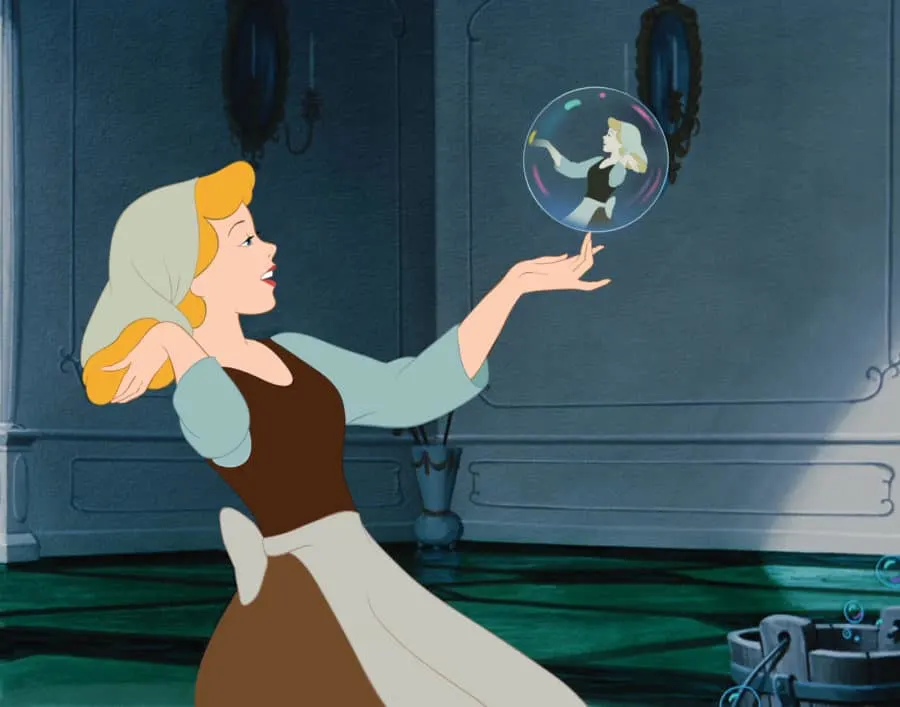 Disney's Cinderella dreaming