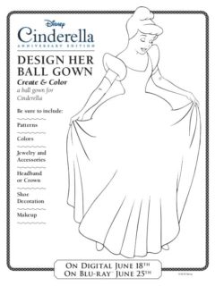 How to design Cinderella ball gown