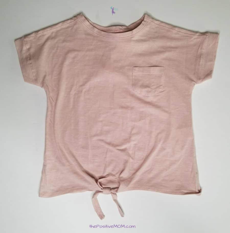 Stitch Fix Kids Lucia Tie Front Pocket Tee