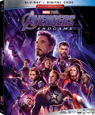 Avengers Endgame DVD Bluray Digital Code
