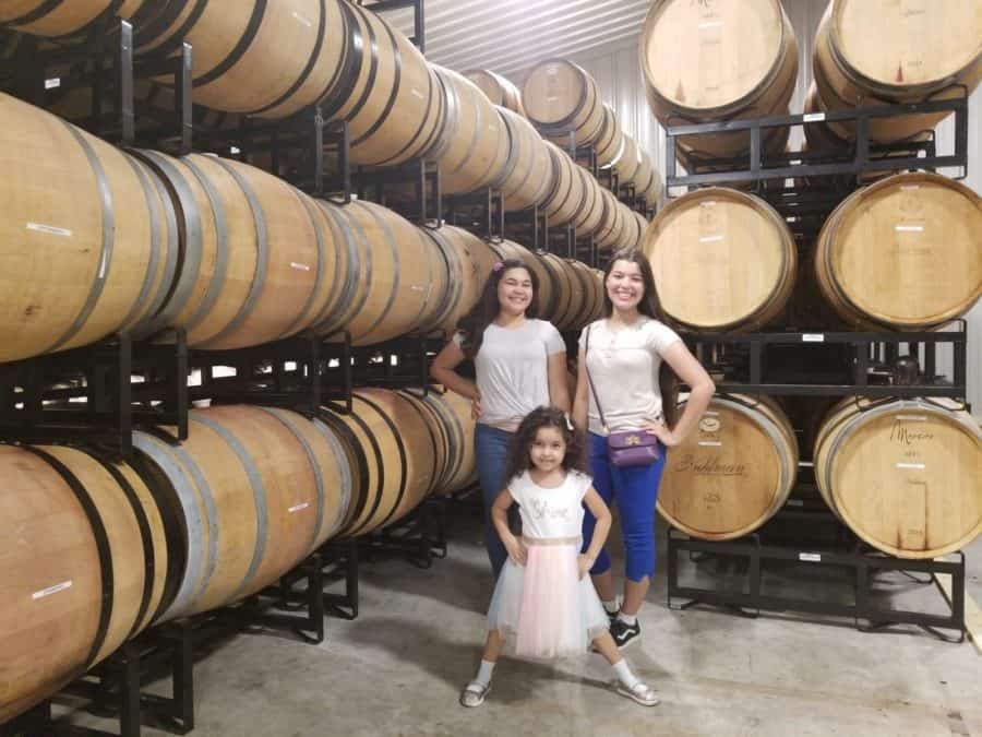 Barrel Wine Room Kuhlman Cellars Hill Country Stonewall Texas