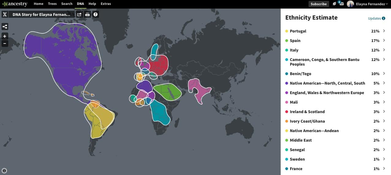 Elayna Fernandez DNA Story - Ancestry DNA - AncestryDNA