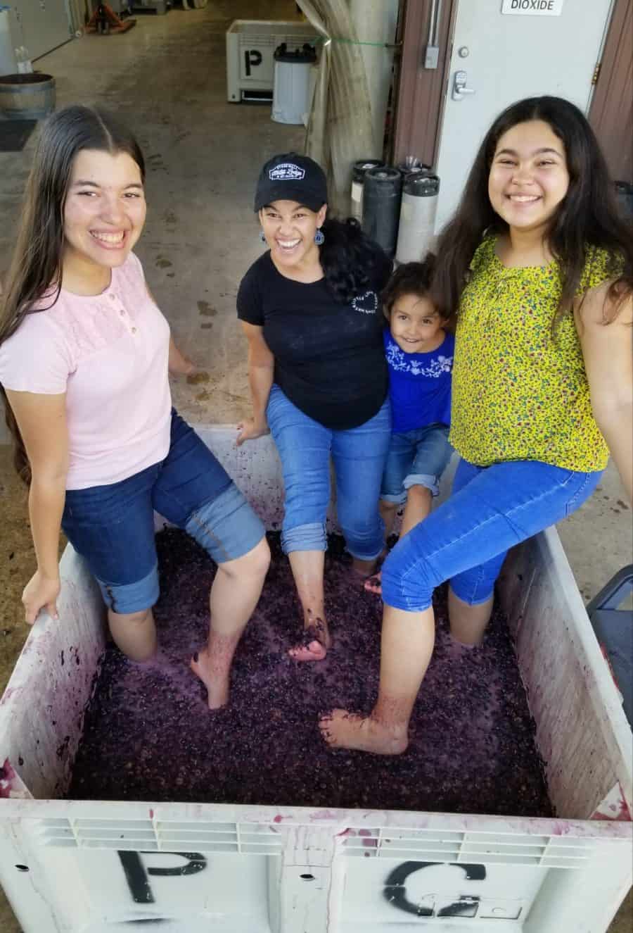 Pedernales Cellars Grape Stomp The EF Girls