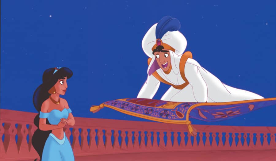 Aladdin Magic Carpet and Jasmine