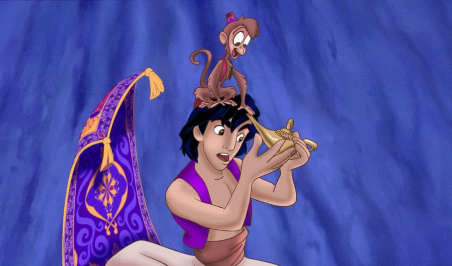 Aladdin and Abu Magic Carpet and the Lamp