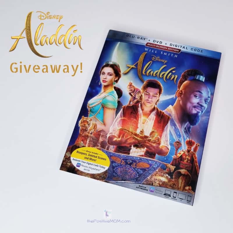Disney Aladdin Live Action Blu-Ray Giveaway