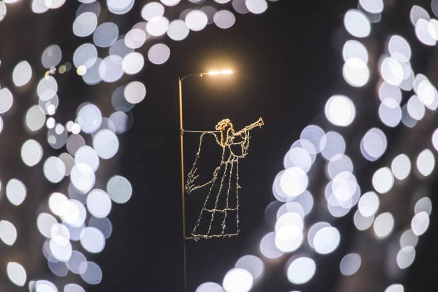 Daystar family Christmas lights Dallas Fort Worth Christmas lights - Christmas angel