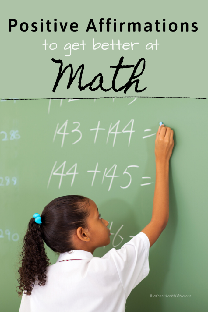 Positive Math Affirmations : Do Positive Affirmation Work To Get Better At Math?
