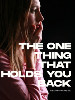 The one thing that holds you back - Cliffy's story