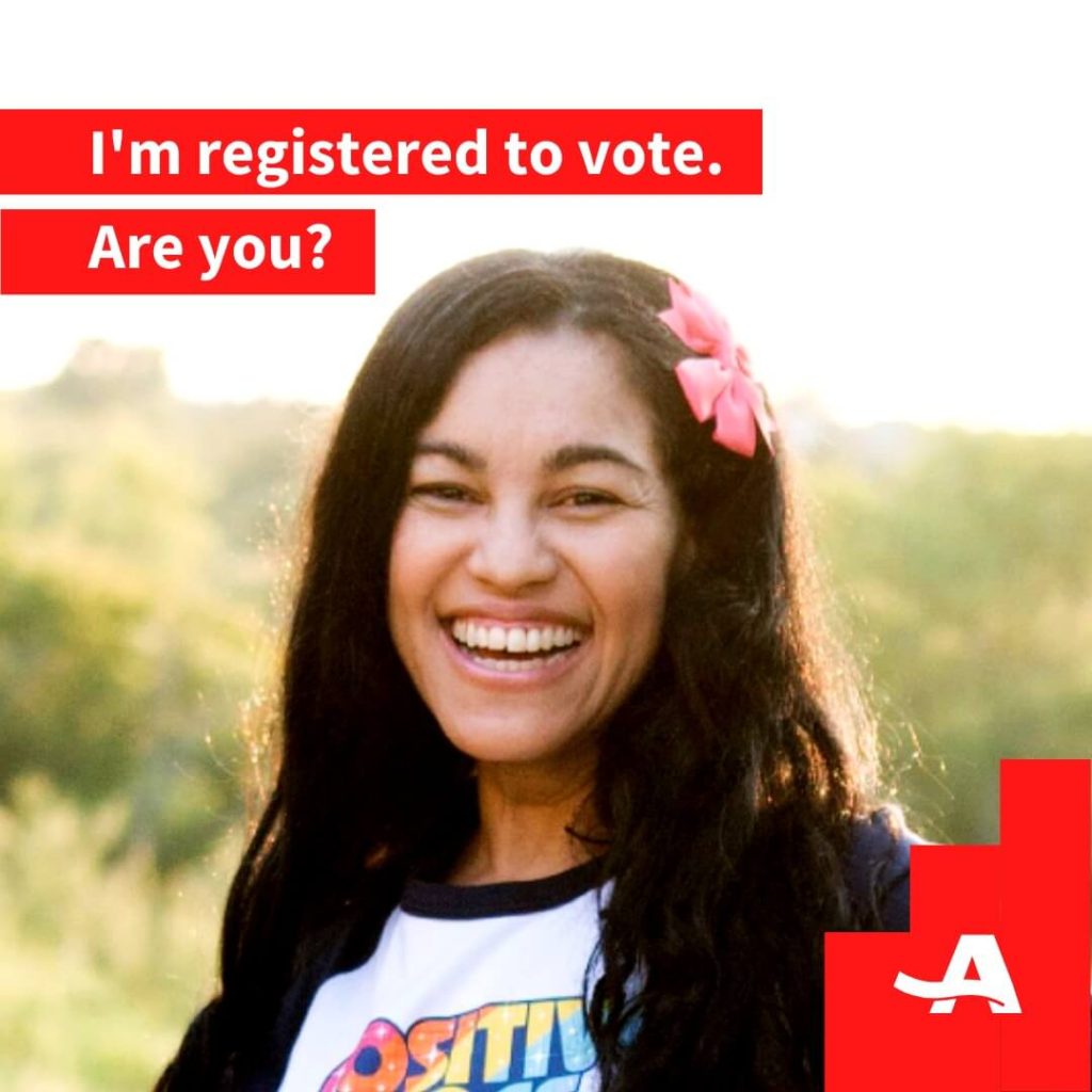 I'm registered to vote - Are you?