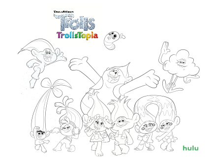 free trolls coloring page  ☆ elayna fernandez  the