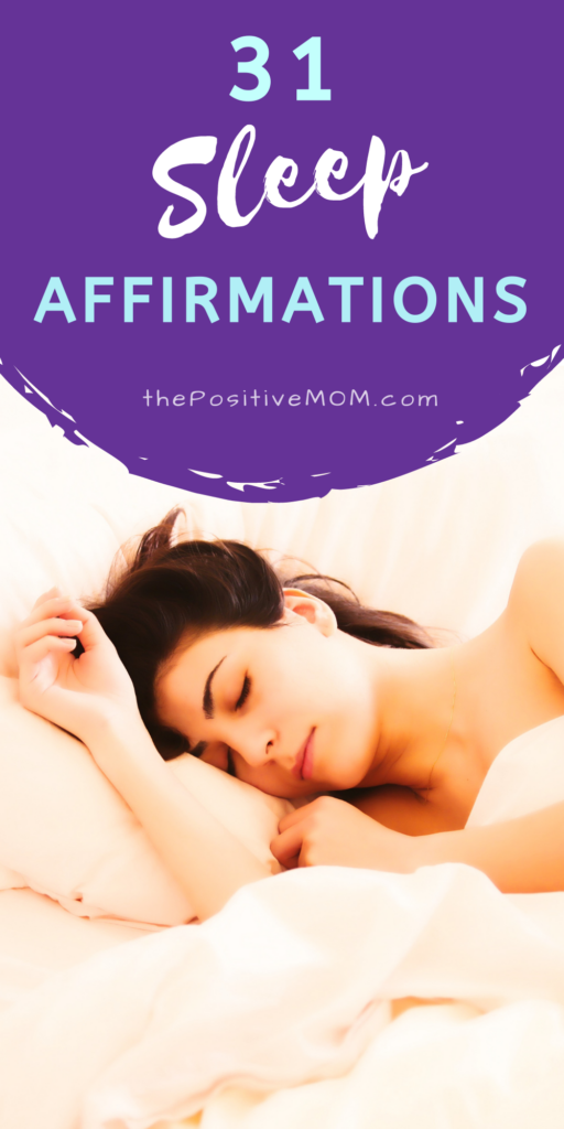 31 positive affirmations for sleep