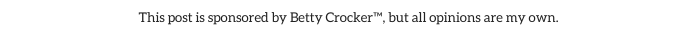 Betty Crocker disclosure