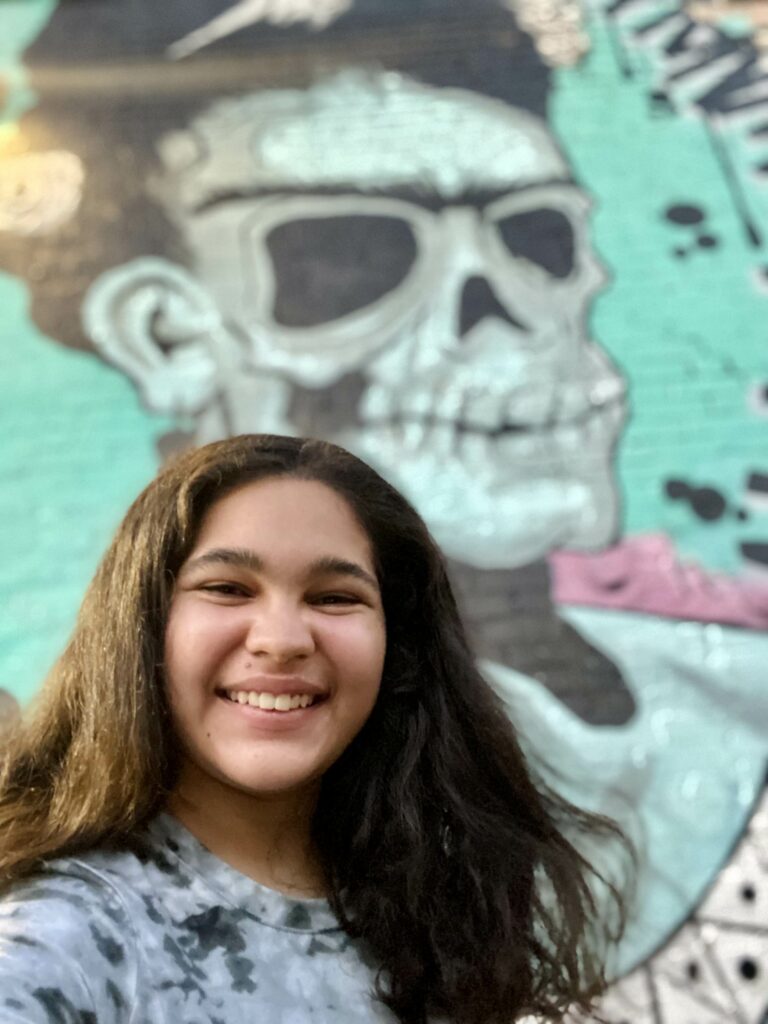 Hispanic Heritage Month Hispanic Heritage Trail - 2021 Chevy Silverado - Frida Kahlo Mural in Deep Ellum - Dallas, Texas