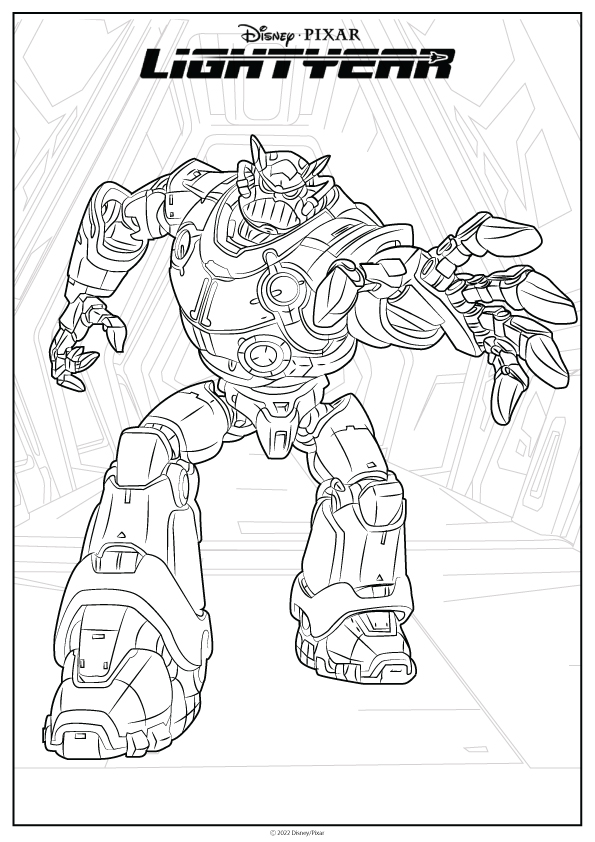 Lightyear movie - Zurg Coloring Page