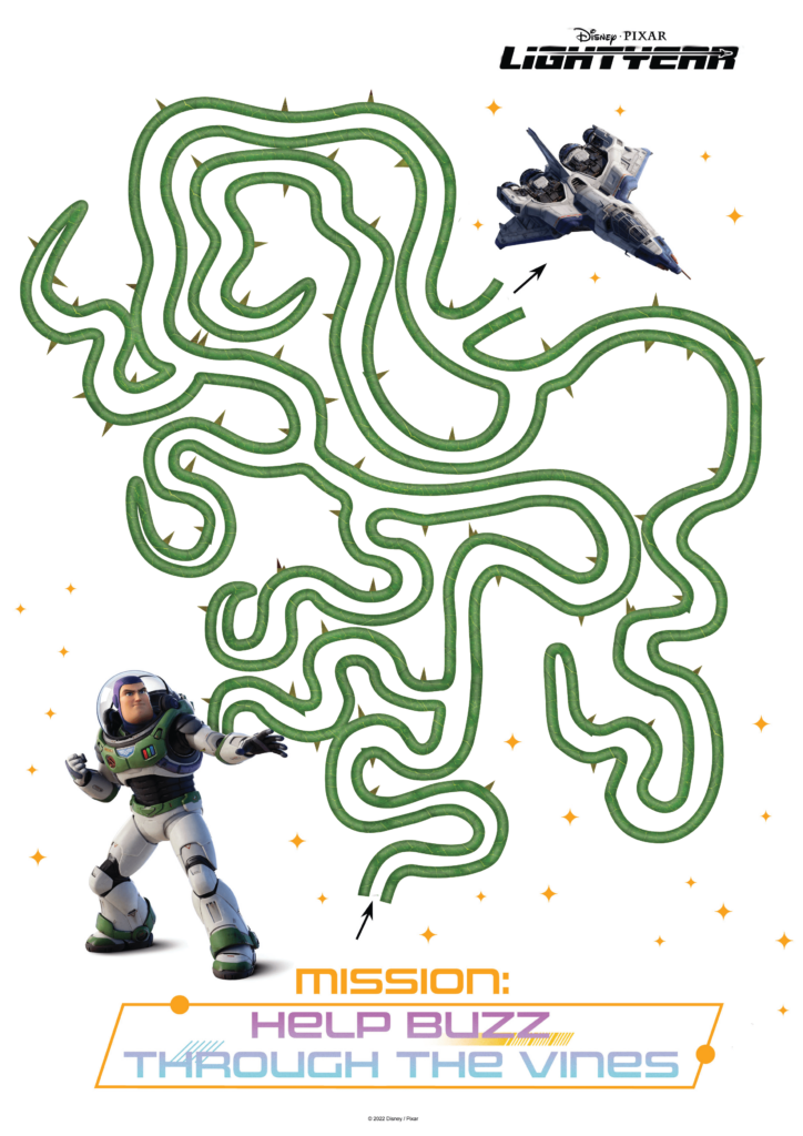 Lightyear Movie Tentacle Vine Maze