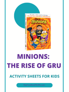 MINIONS: THE RISE OF GRU Activity Sheets for Kids