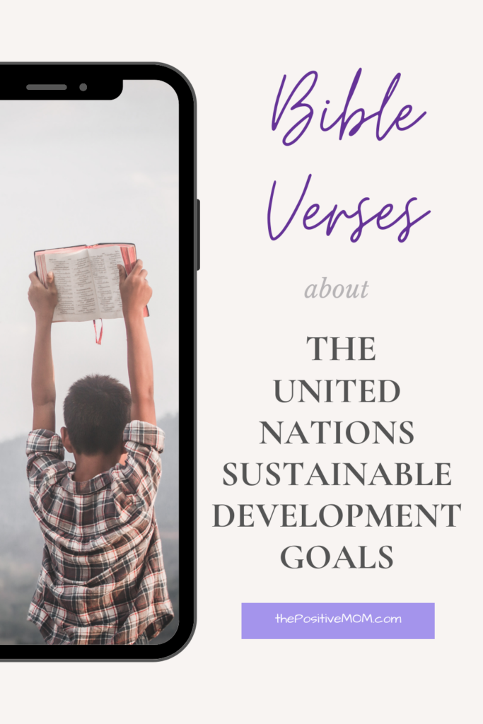 Bible Verses About The Sustainable Development Goals